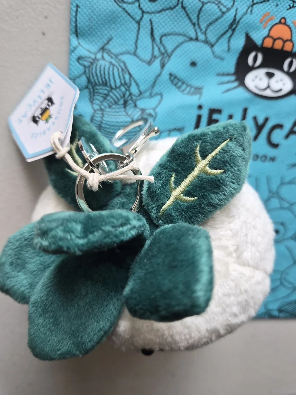 Jellycat Skull Plenter Bag Charm